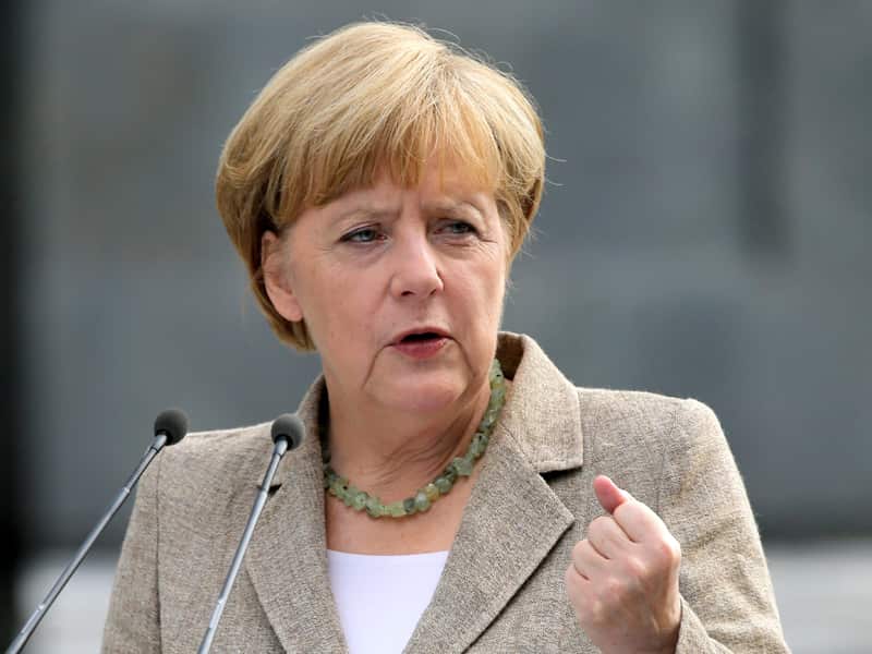 German Chancellor Angela Merkel