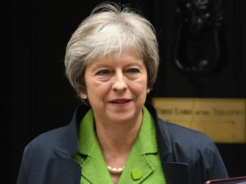 UK Prime Minister Theresa May.