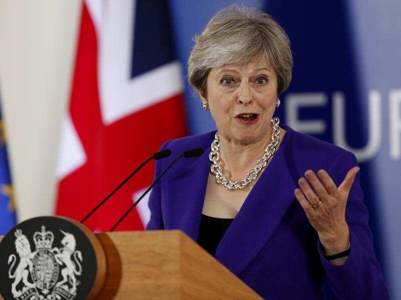 British Prime Minister Theresa May.