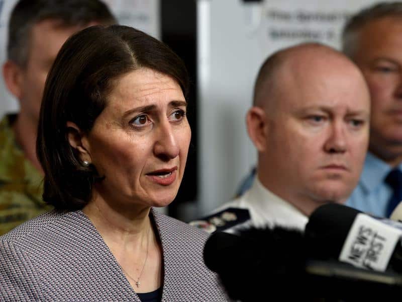 Gladys Berejiklian (left) has promised to tip $1 billion over two years into bushfire management. 