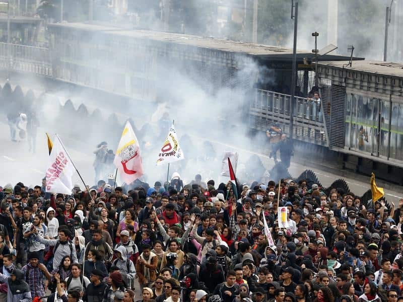 Colombia Student Protest