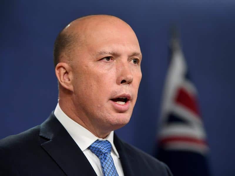 Peter Dutton won't back down on the encryption bill.