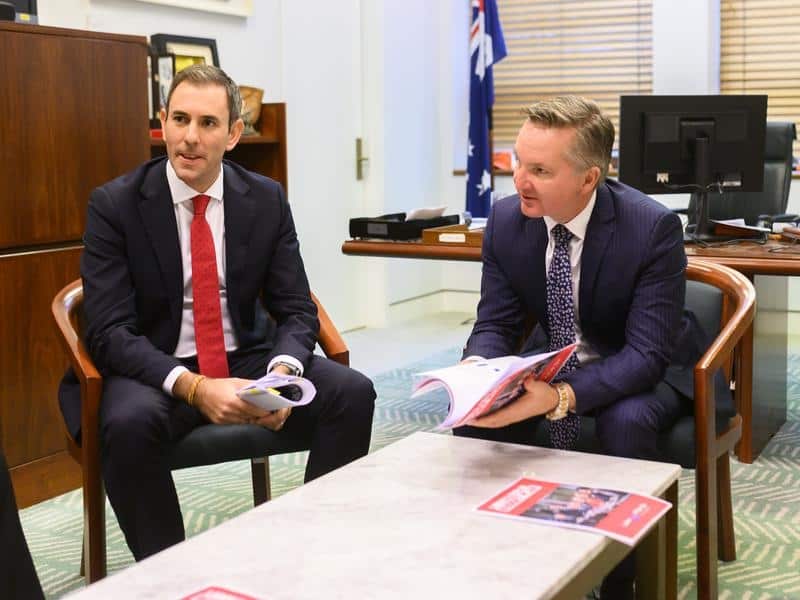 Jim Chalmers has also thrown his  hat into the ring. 