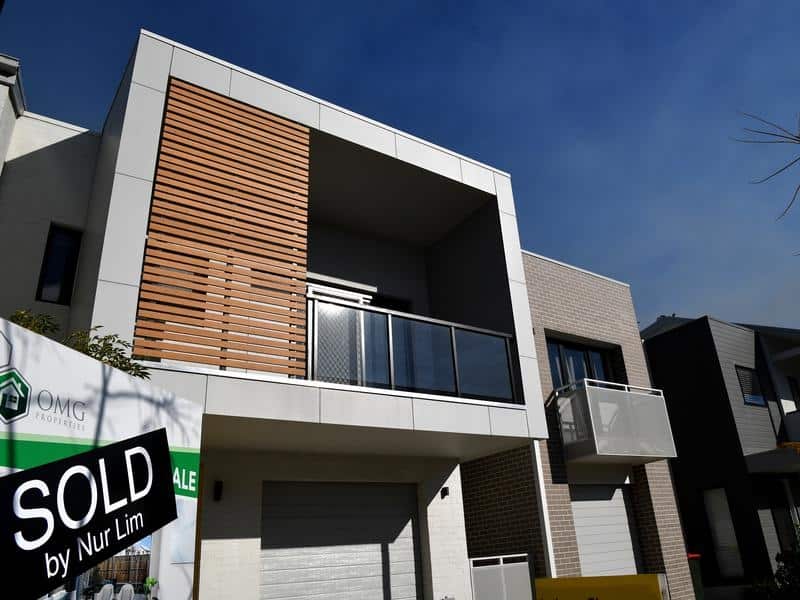 Australia's slumping housing market is in "new territory".
