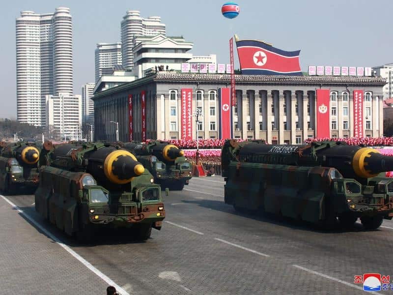North Korean government missiles