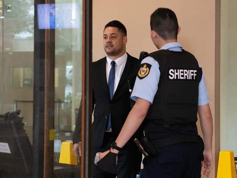 Jarryd Hayne has been found guilty of sexually assaulting a woman in 2018.