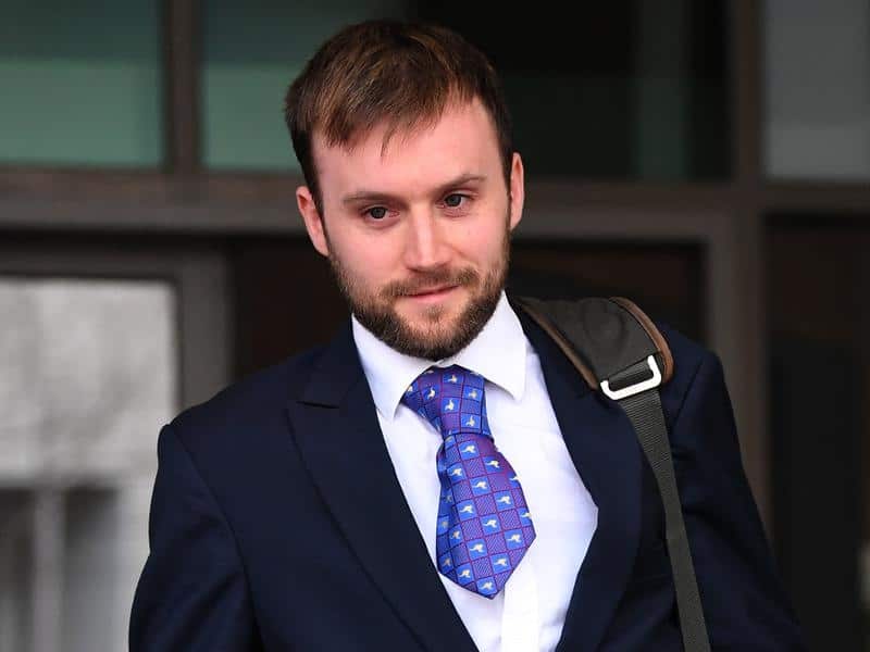 Andrew Nolch leaves Melbourne Magistrates Court