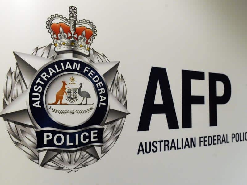 Australian Federal Police logo (file image)