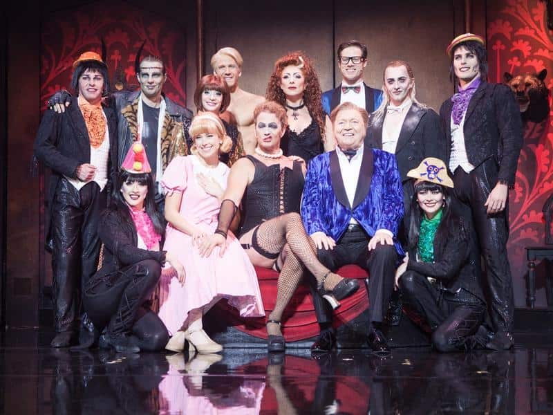 Richard O'Brien's Rocky Horror Show cast photo.