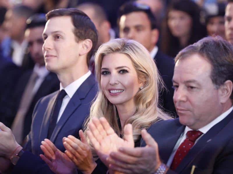 Donald Trump's daughter Ivanka Trump and husband Jared Kushner