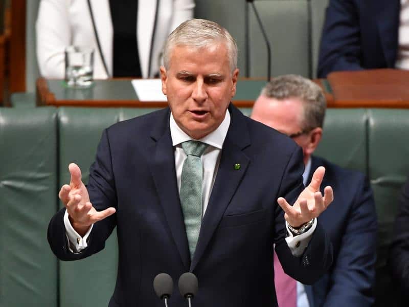 A file image of Michael McCormack