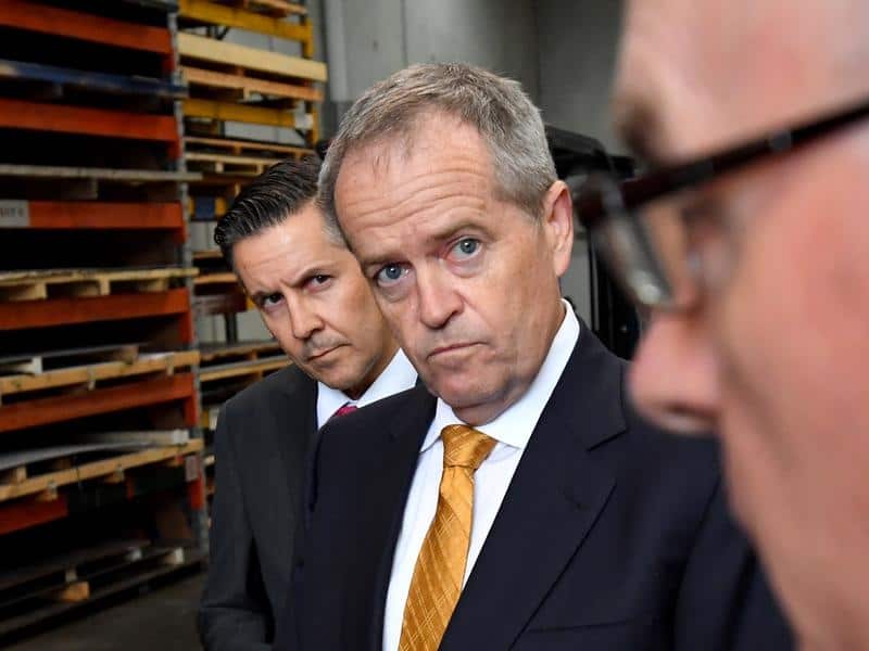 Bill Shorten and Labor MP Mark Butler