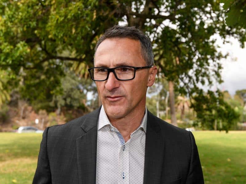 Leader of the Australian Greens Dr Richard Di Natale
