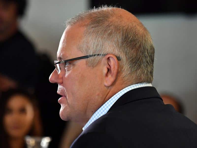 Prime Minister Scott Morrison in Brisbane.