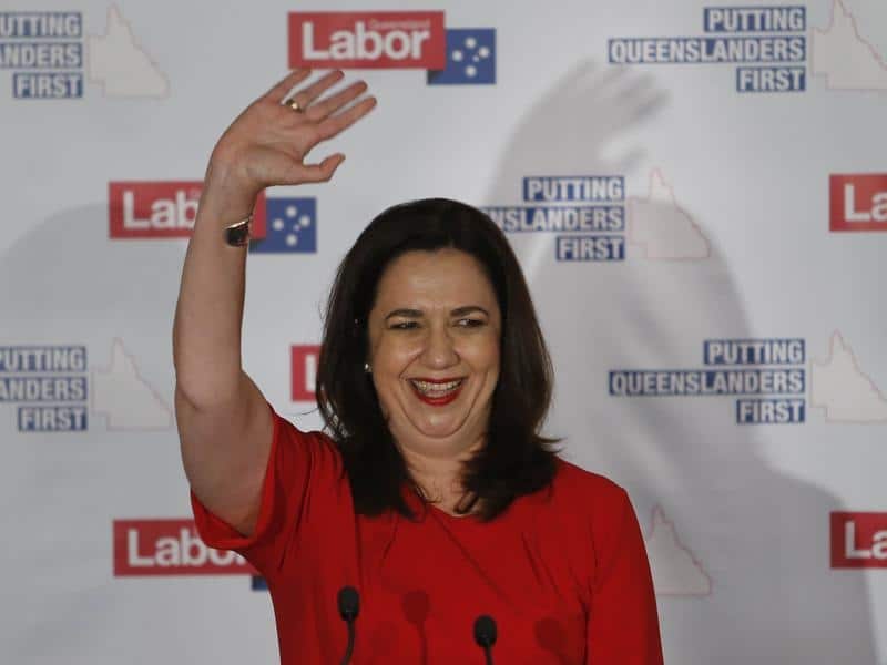 Queensland Premier Annastacia Palaszczuk