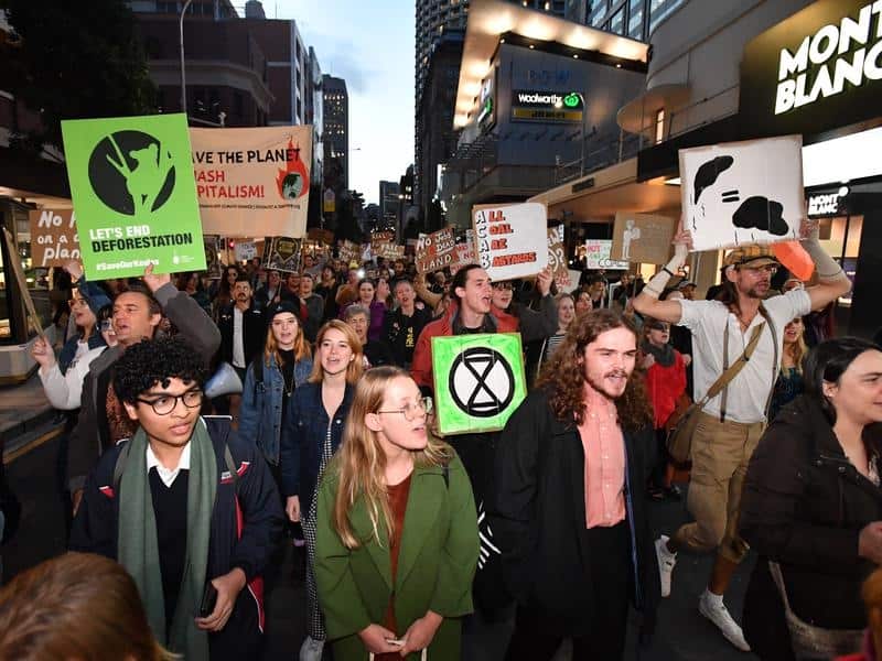 Anti-Adani protestors plan a repeat on Friday of last month's protest in the heart of Brisbane's CBD.