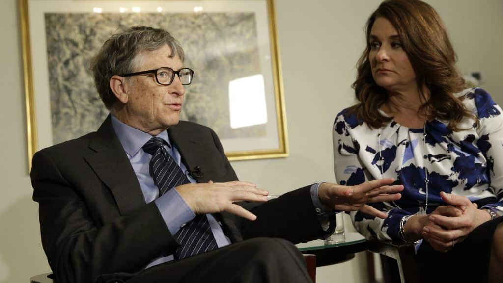 Bill and Melinda Gates.