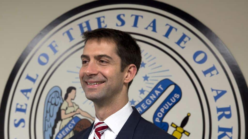 Republican Senator Tom Cotton is considered a 2024 possible presidential candidate.