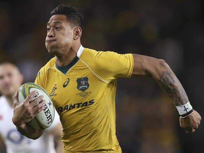 Israel Folau posted a series of social media posts detailing the supposed fate of homosexuals.
