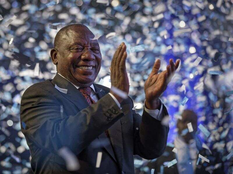South African President Cyril Ramaphosa
