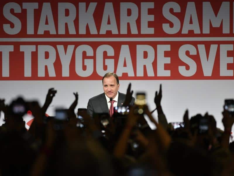 Sweden's ex-PM and party leader Stefan Lofven