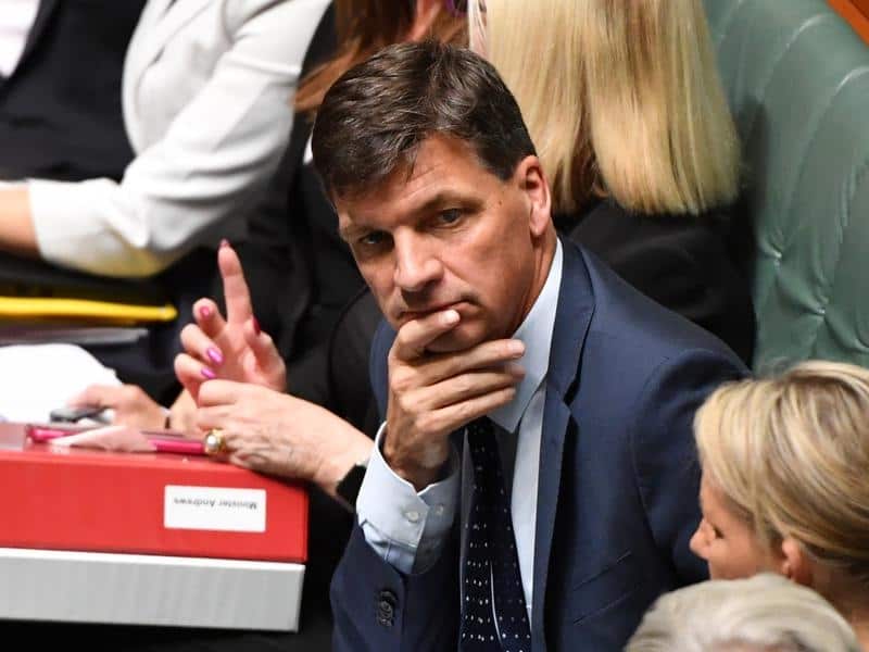 The Australian Federal Police has found no evidence Energy Minister Angus Taylor was involved in falsifying information.