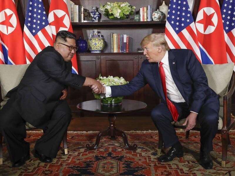 US President Donald Trump and North Korean leader Kim Jong-un.