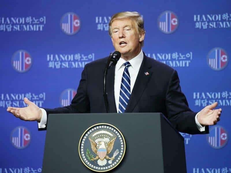 US President Donald Trump