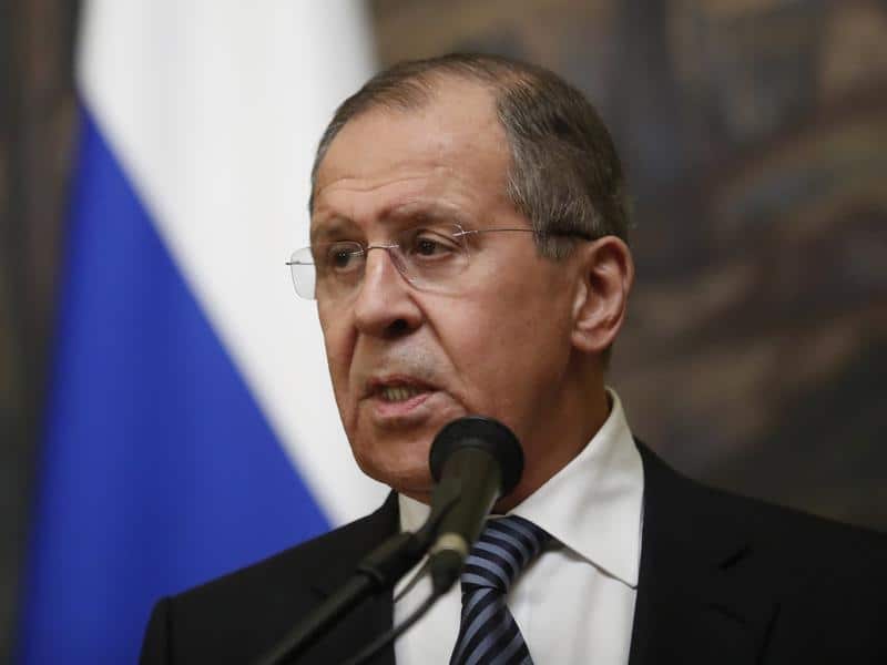 Russian Foreign Minister Sergei Lavrov