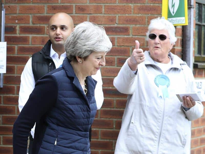 British Prime Minister Theresa May.