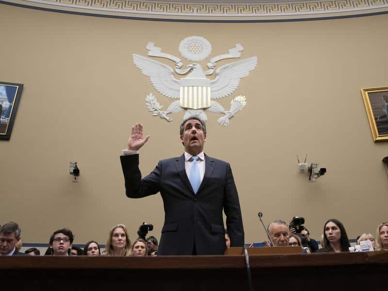 Michael Cohen was interviewed by a US House committee while Donald Trump met Kim Jong-un in Vietnam. 