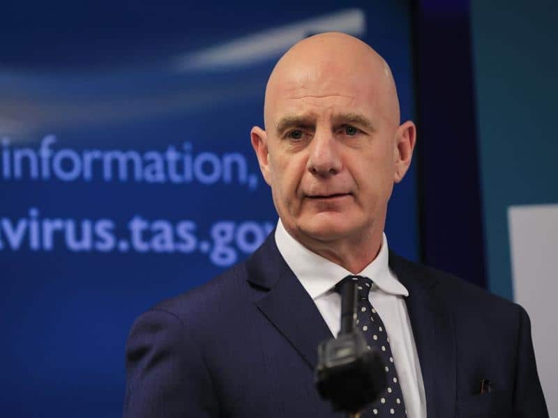 Tasmanian Premier Peter Gutwein has targeted a 90 per cent full vaccination rate for people over 16 by December 1.