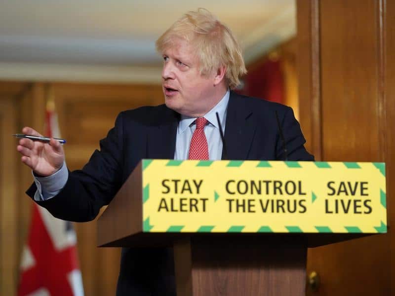 UK Prime Minister Boris Johnson has announced a further relaxation of restrictions. 
