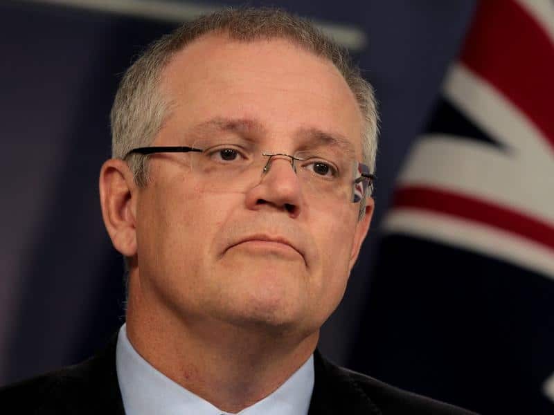 Scott Morrison speaks to the media in Sydney.