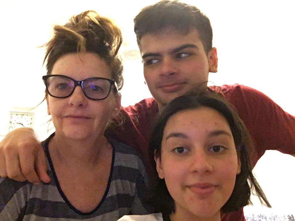 Ruth Malik with her children