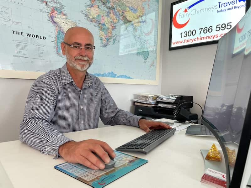 Melbourne travel agent Marcus Falay