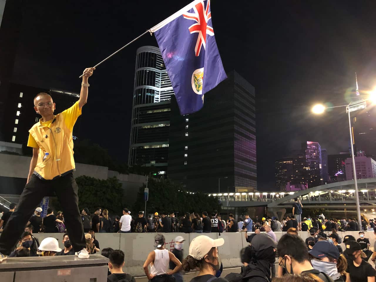Hong Kong marks first peaceful weekend in months