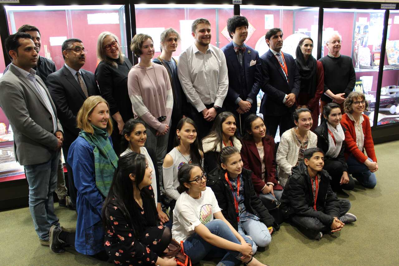 Members of the Zohra Orchestra with musicians from Australia (SBS News)