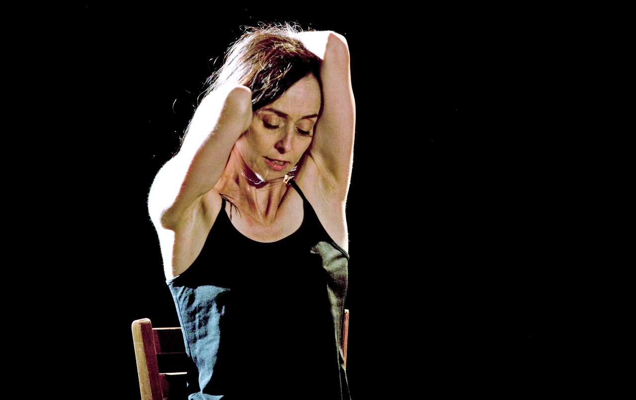 Restless Dance Theatre creative director Michelle Ryan during a performance. 