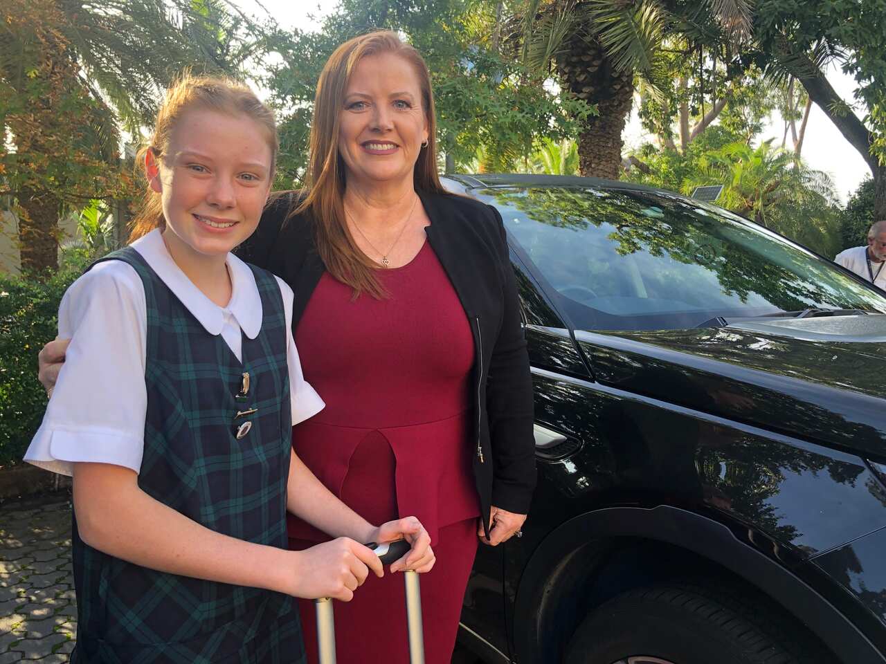 Year six student Ella Jewell and her mother Frances will both be working from home next week.