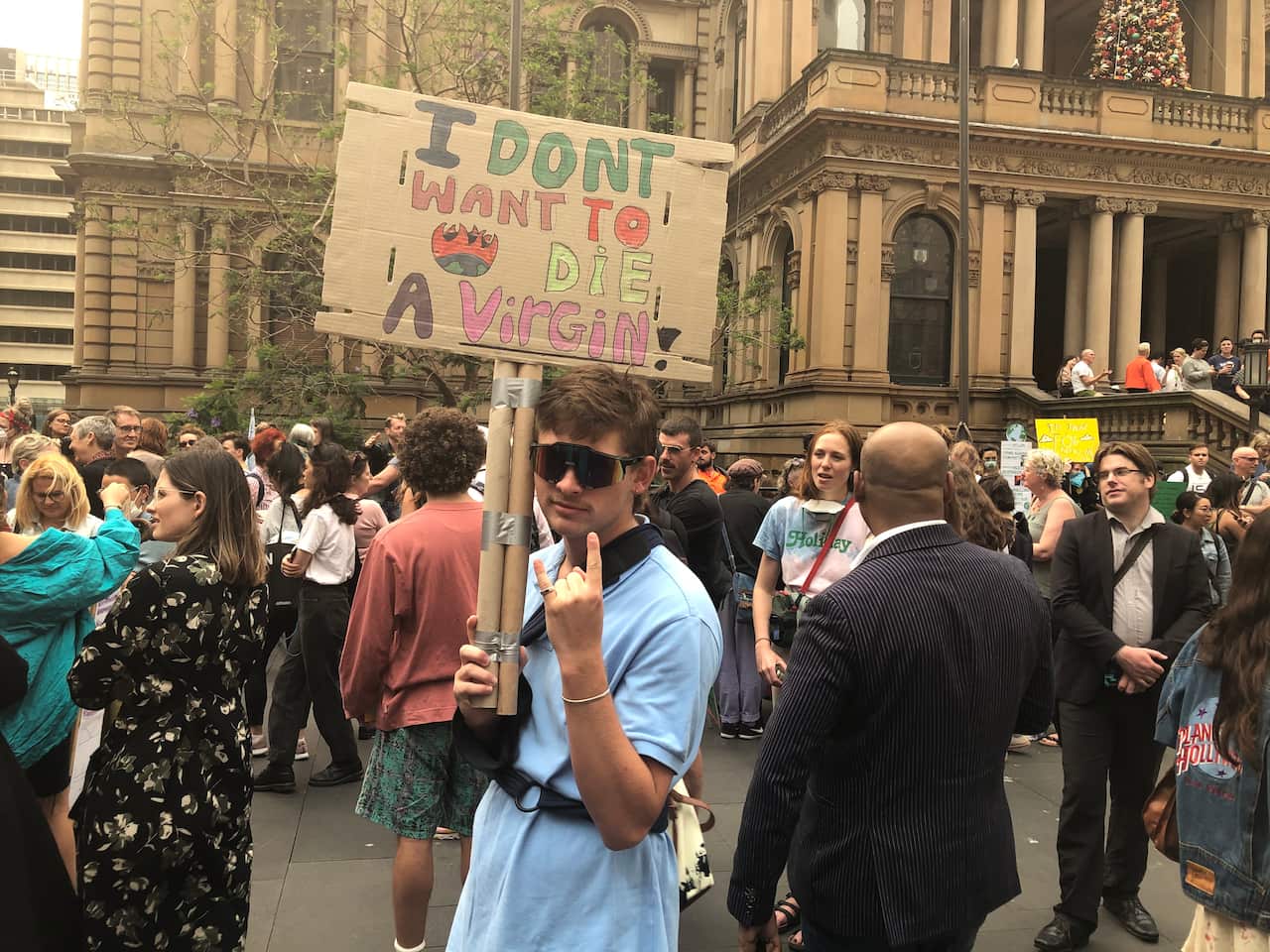 Matthew wants Scott Morrison to take action on climate change.