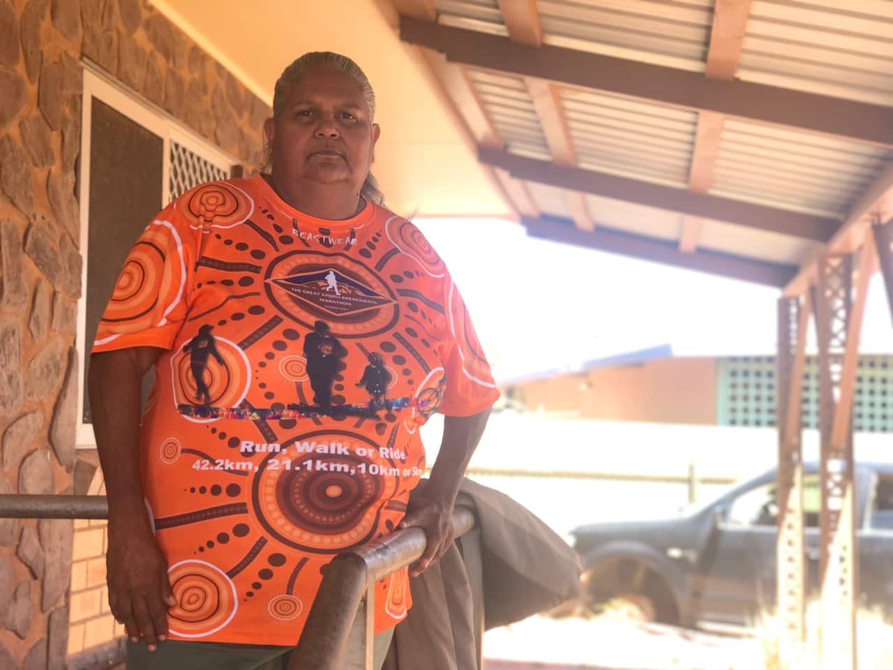 Lesa Taylor at home in Coober Pedy