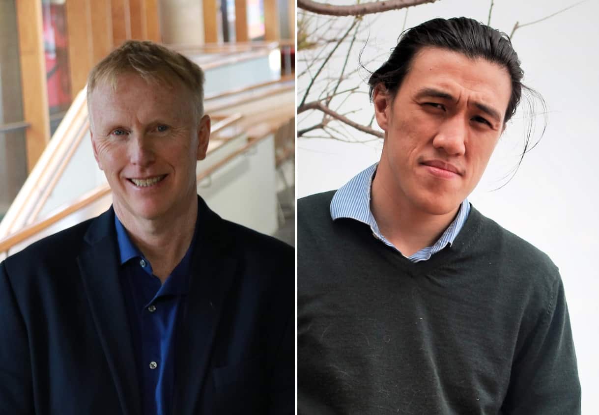 Professor Peter Revill and Dr Thomas Tu.