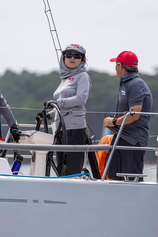 Jiang Lin has been sailing in Australia for nine years, but her connection to the water stretches back decades. 