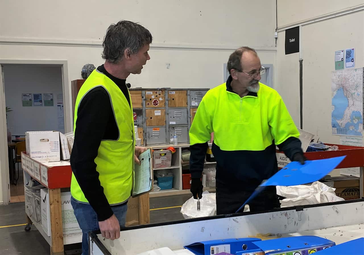 Green Collect finds new uses for discarded folders. 