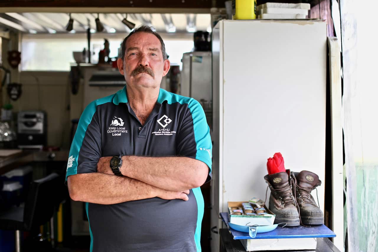Allan Jauncey has worked at the Muja Power Station for 40 years