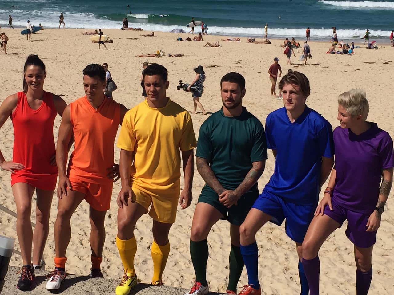 Launch of #Rainbowlaces campaign at Bondi