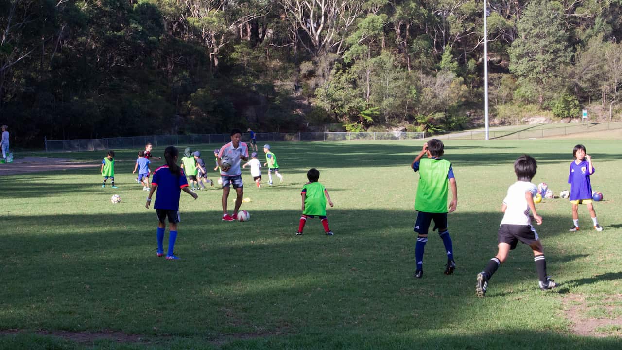 Takao Teramoto during a training session