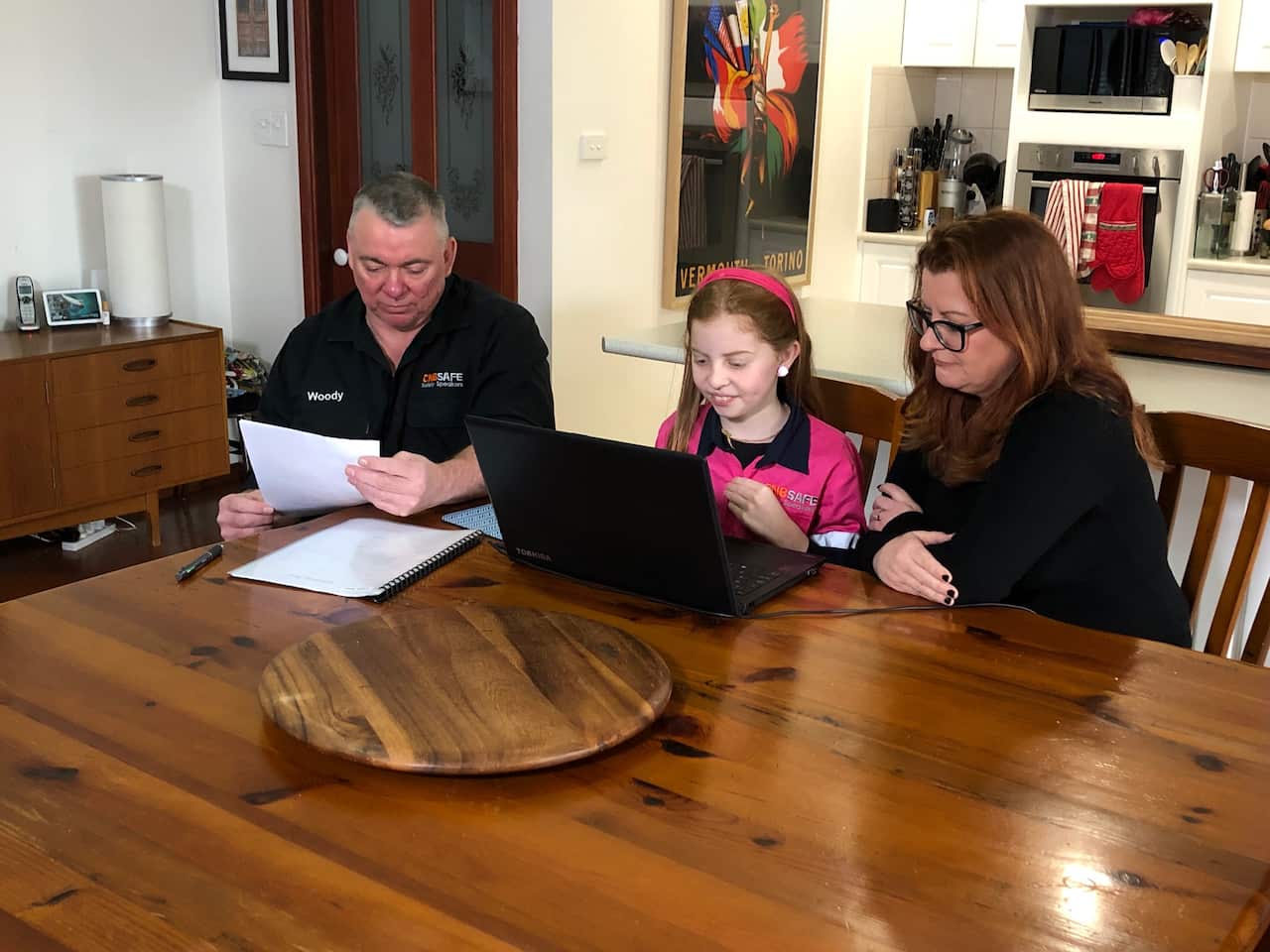 James Wood, daughter Annie and wife Vanessa are diversifying CNBSafe