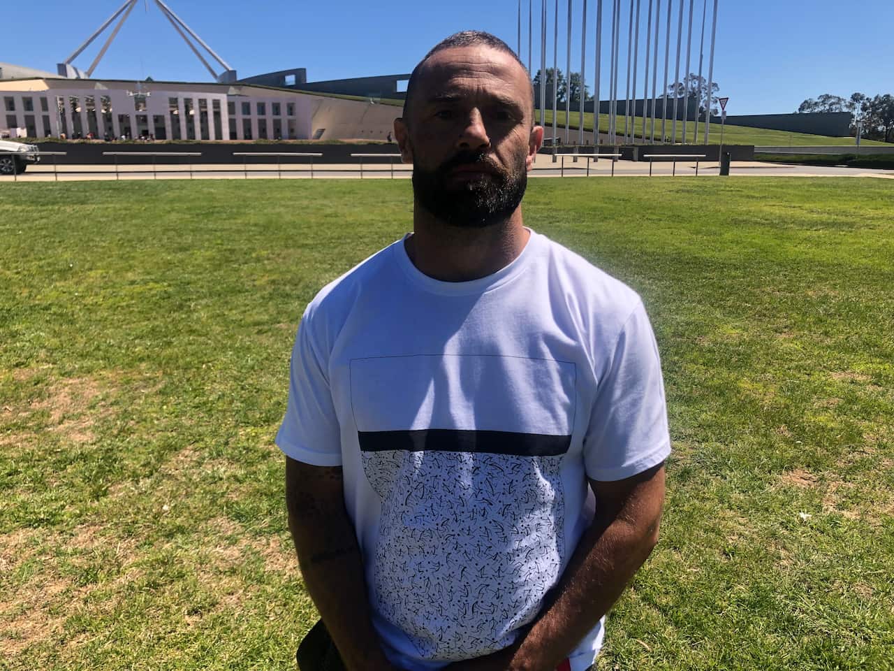 Wiradjuri man Michael Weir.